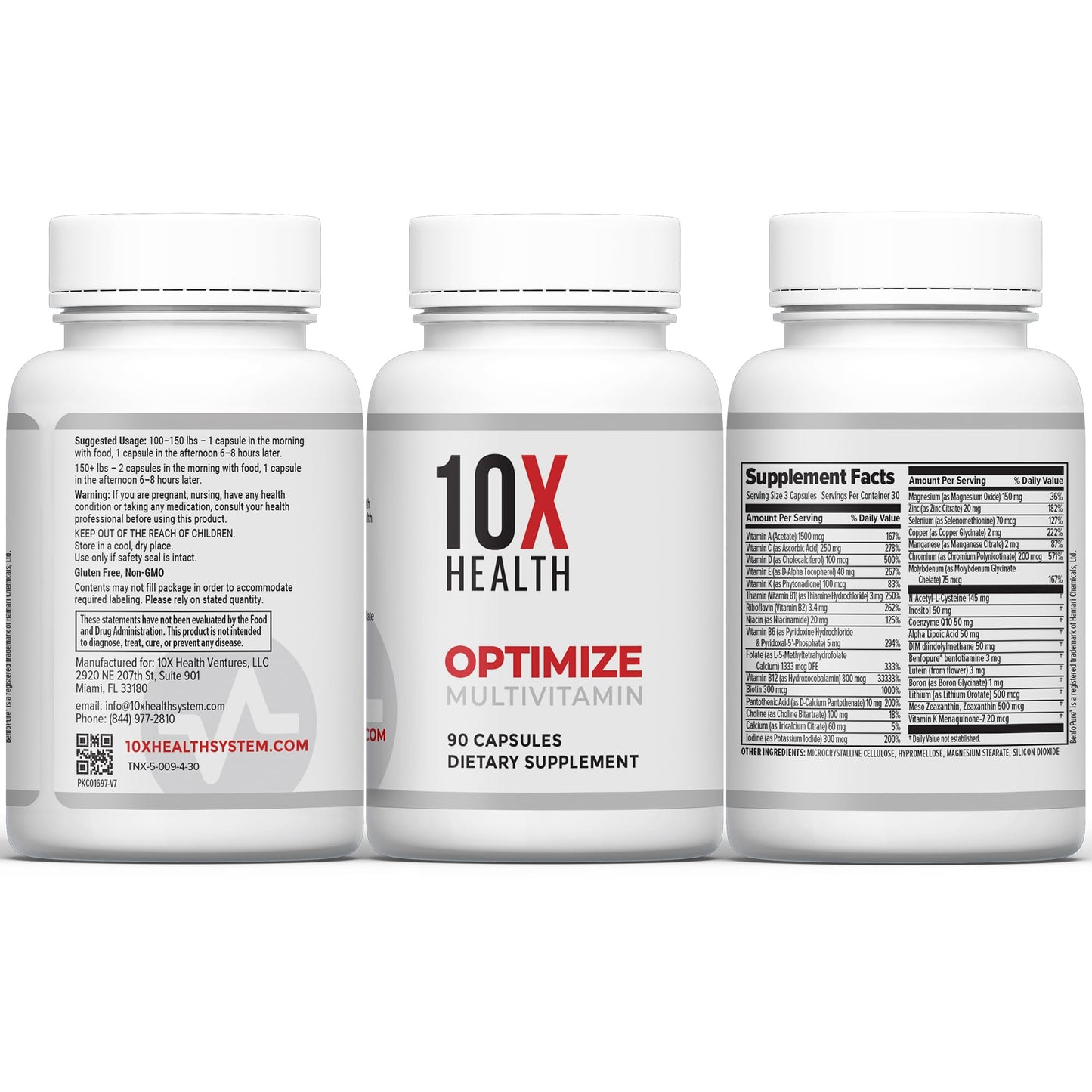 10X Vitamina C cápsulas concentradas para producción de colágeno