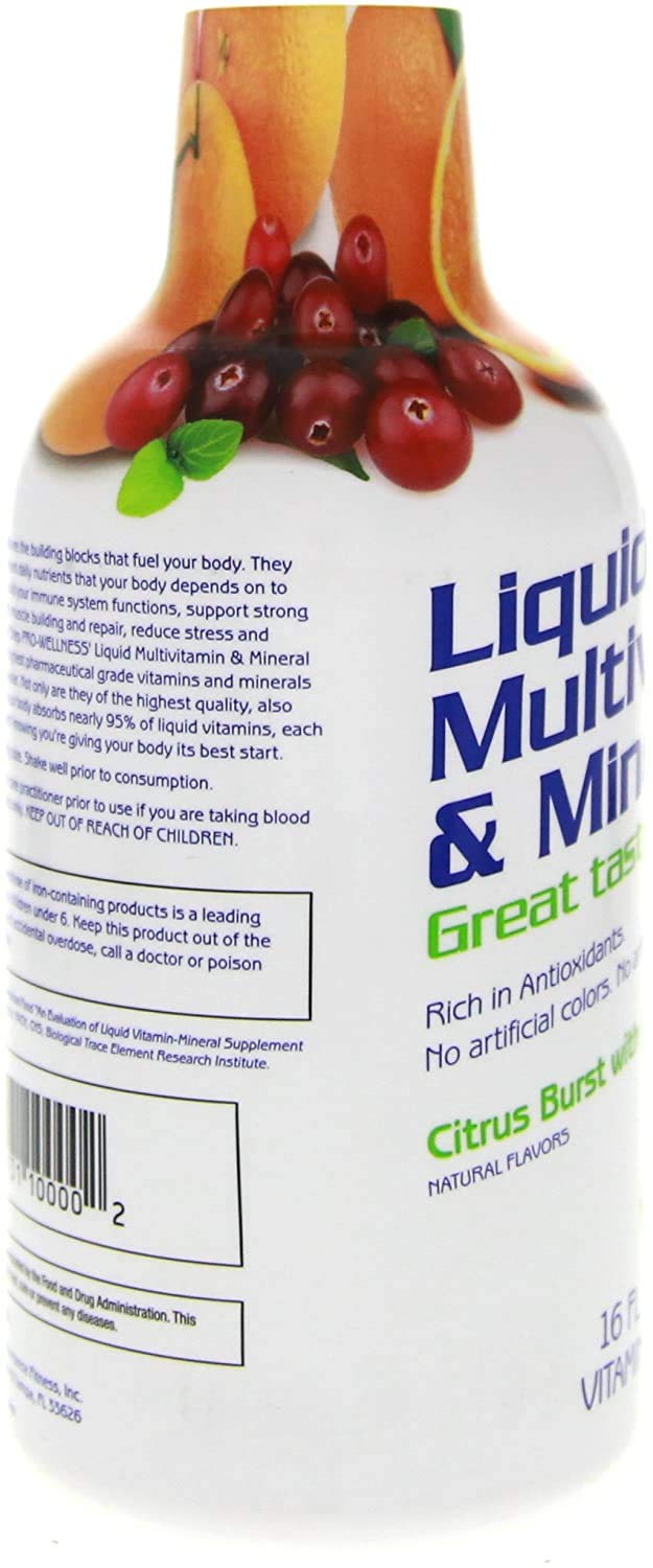 1st Step for Energy multivitamínico Citrus Burst imagen detalle botella