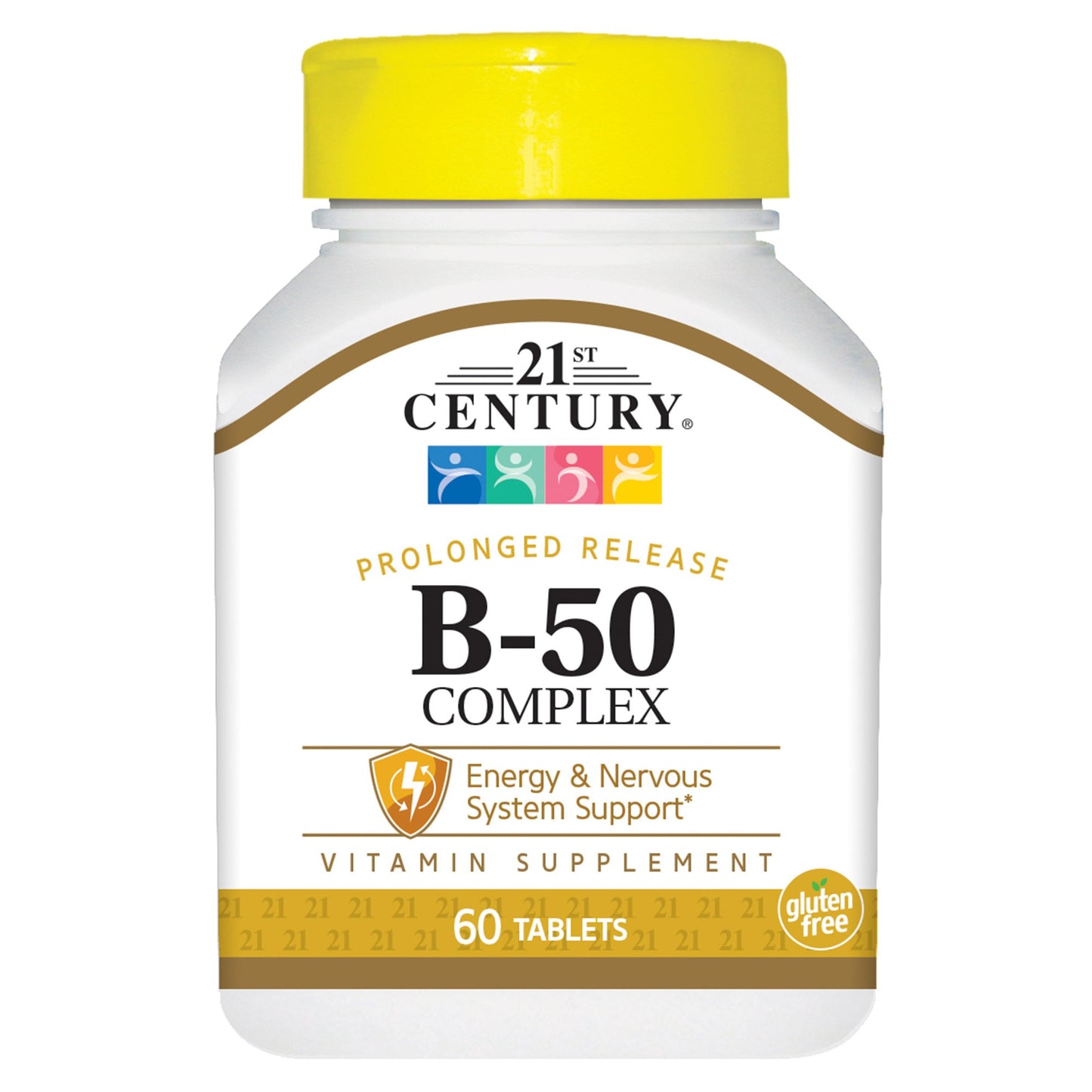 Tabletas 21st Century B-50 complejo vitaminas liberación prolongada