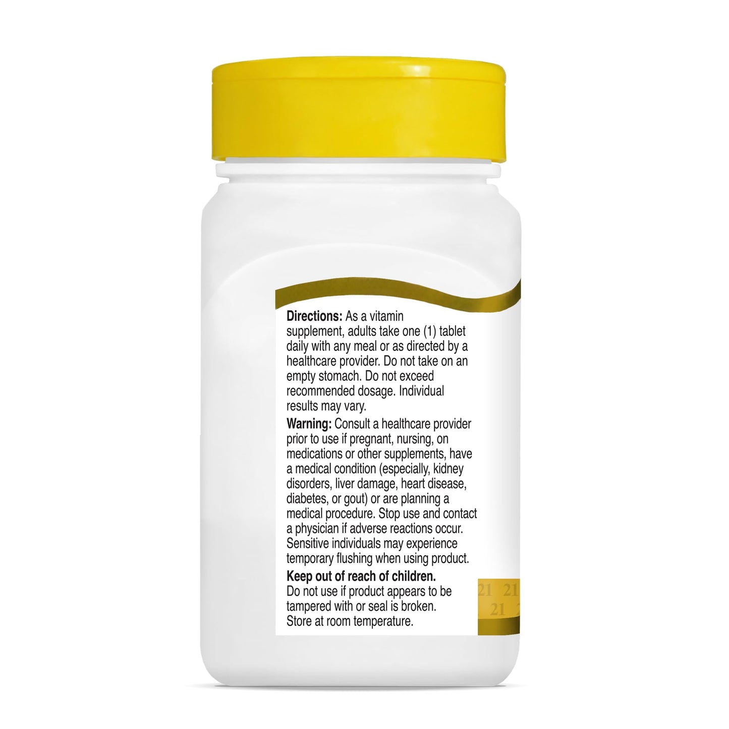 21st Century niacina suplemento 250 mg
