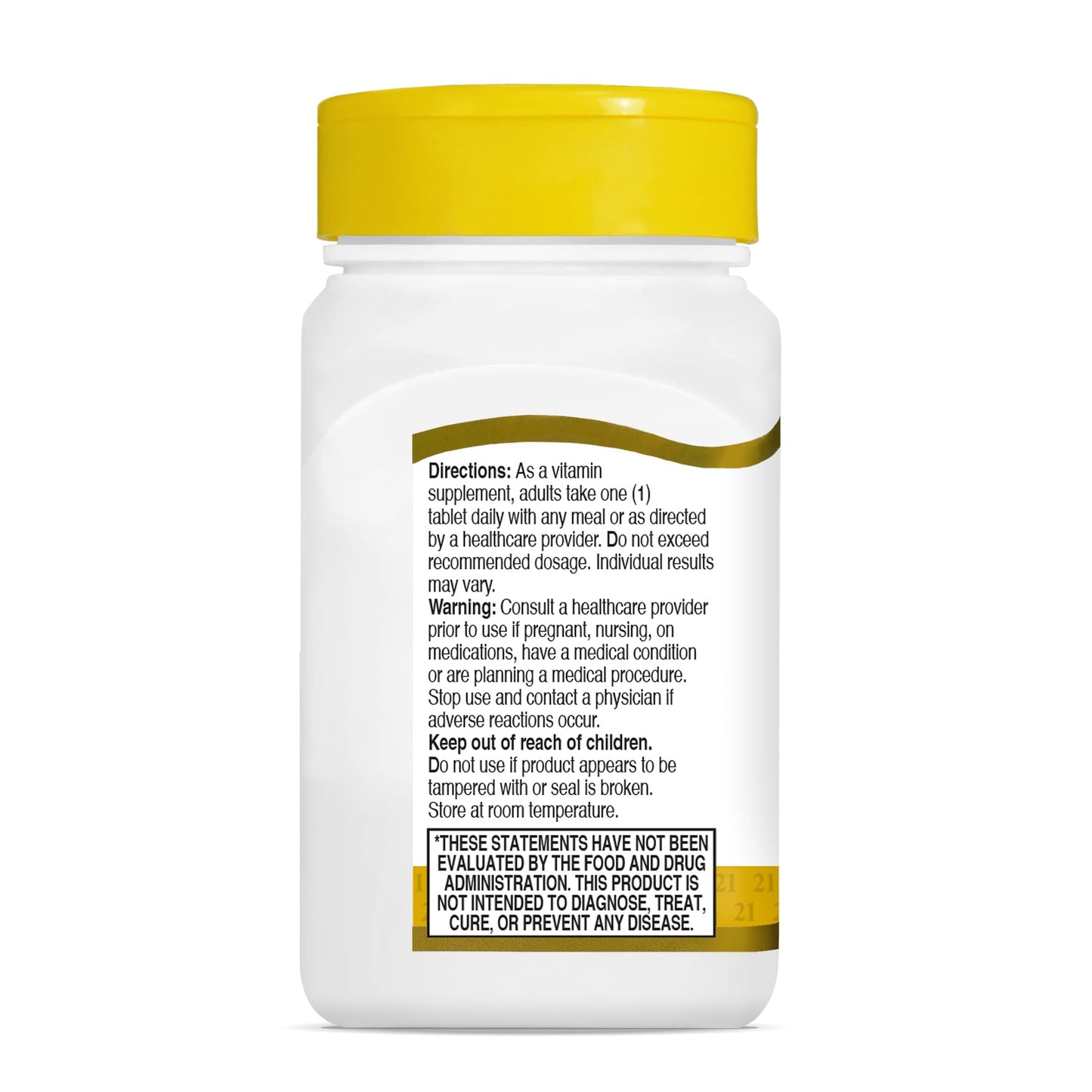 21st Century vitamina B12 tabletas salud tejidos