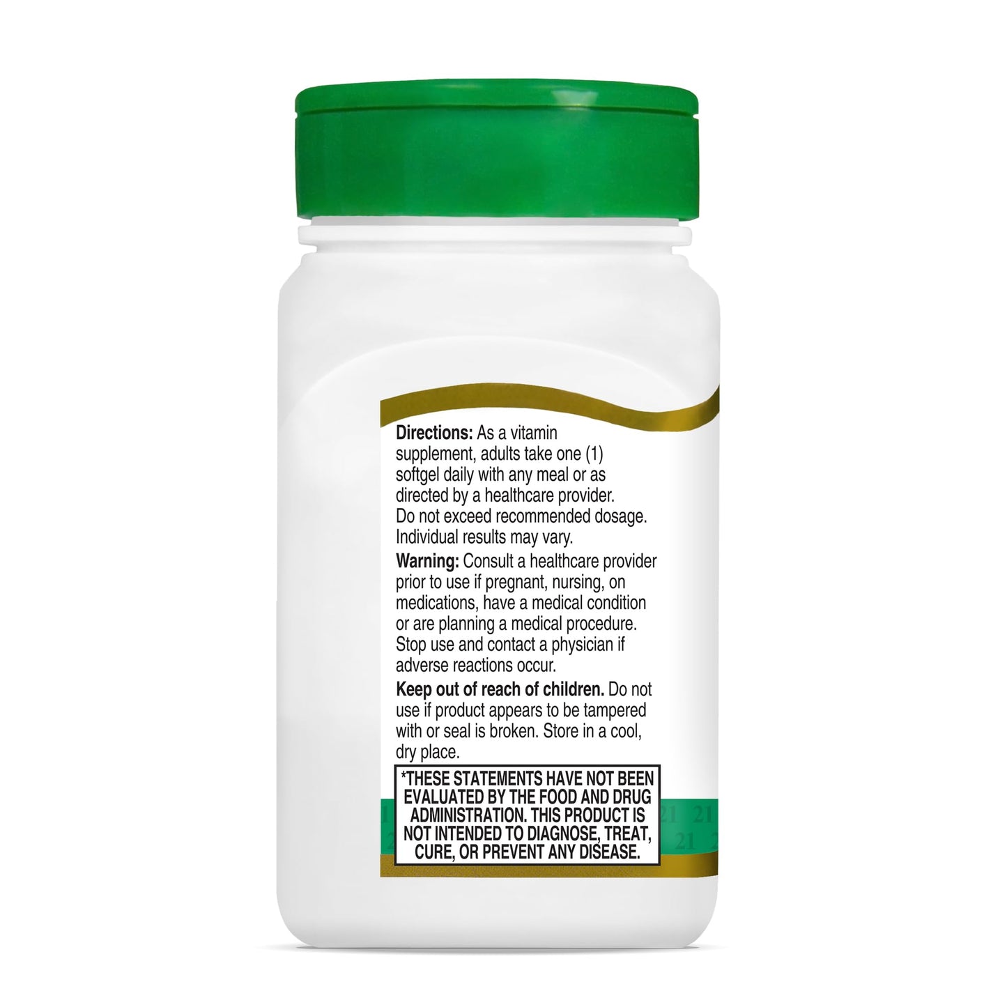 21st Century Vitamina E sin aditivos artificiales