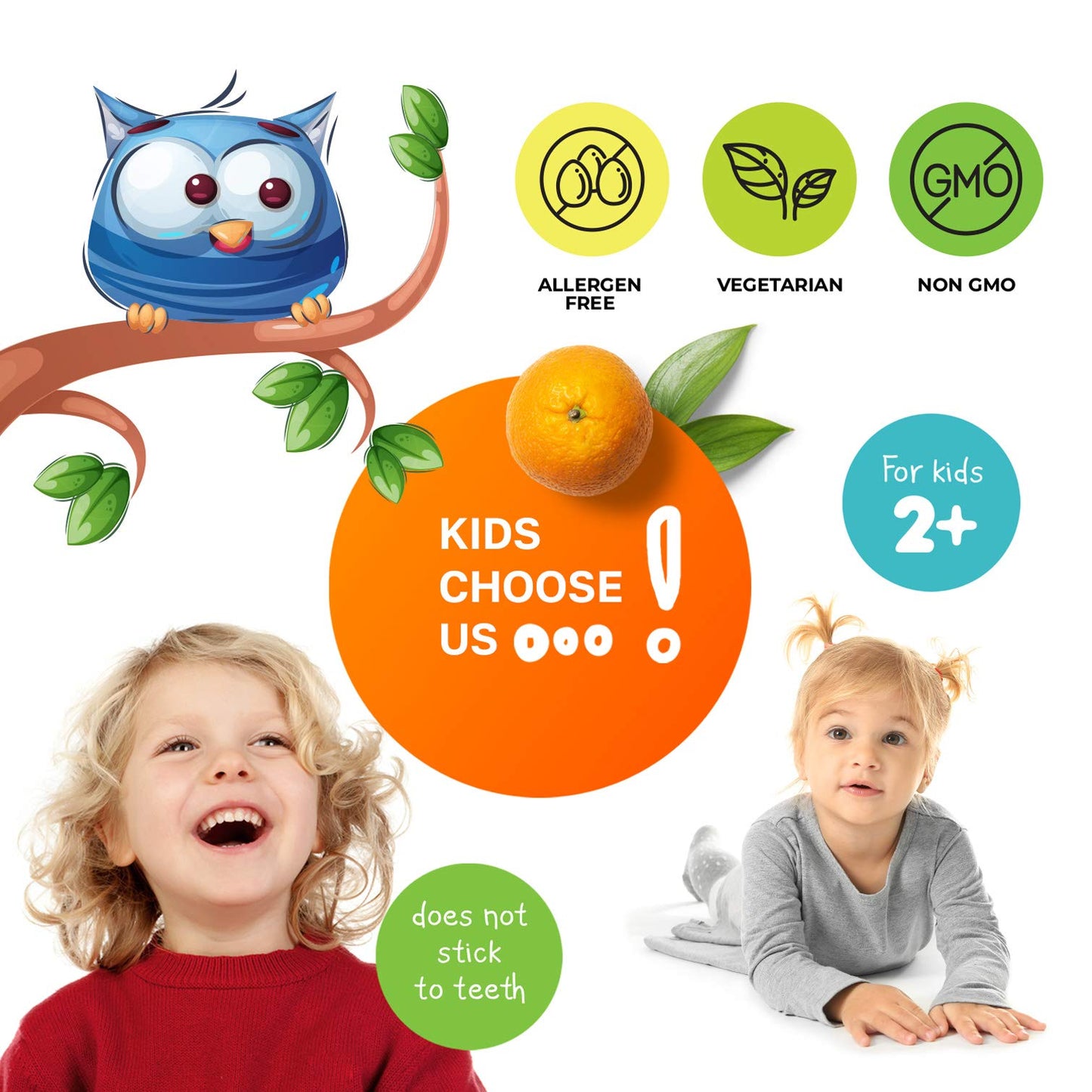 DR. MORITZ gomitas para niños vegetarianas y sin alérgenos