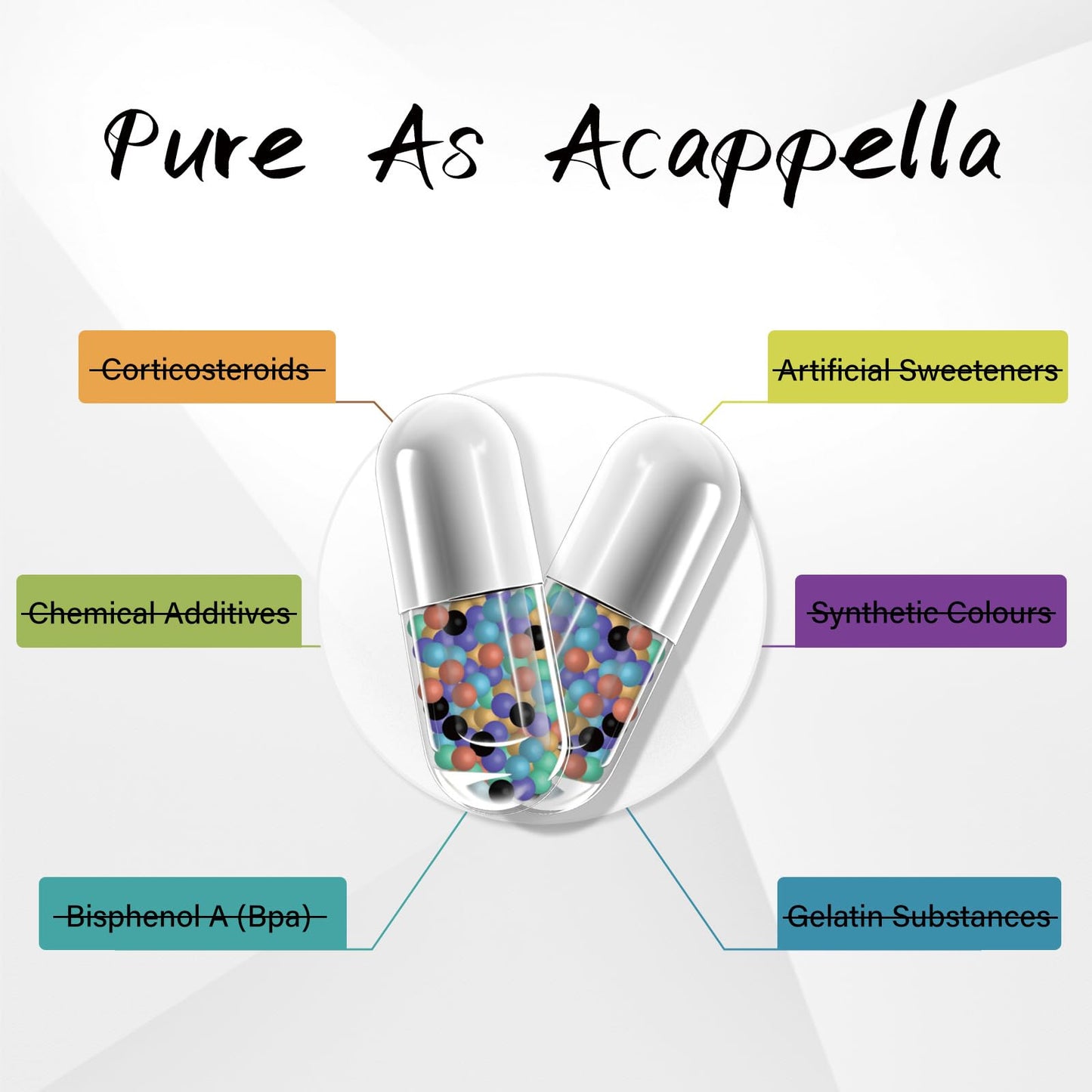 ACAPPELLA vitaminas para cabello sano crecimiento y uñas fuertes