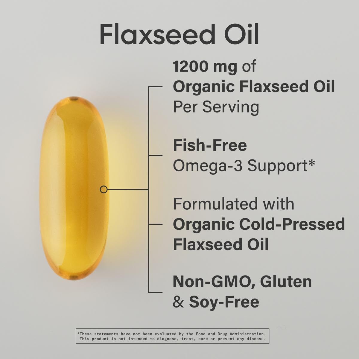 Aceite de linaza en cápsulas de Sports Research multivitaminas