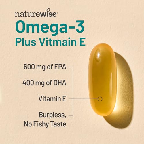 Aceite de pescado omega 3 y vitamina D3 NatureWise