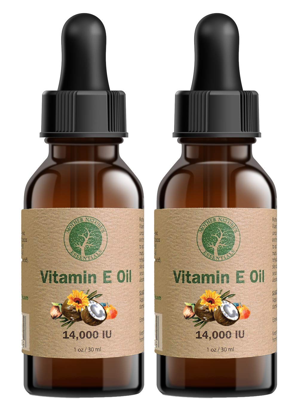 Aceite vitamina E orgánico para piel saludable