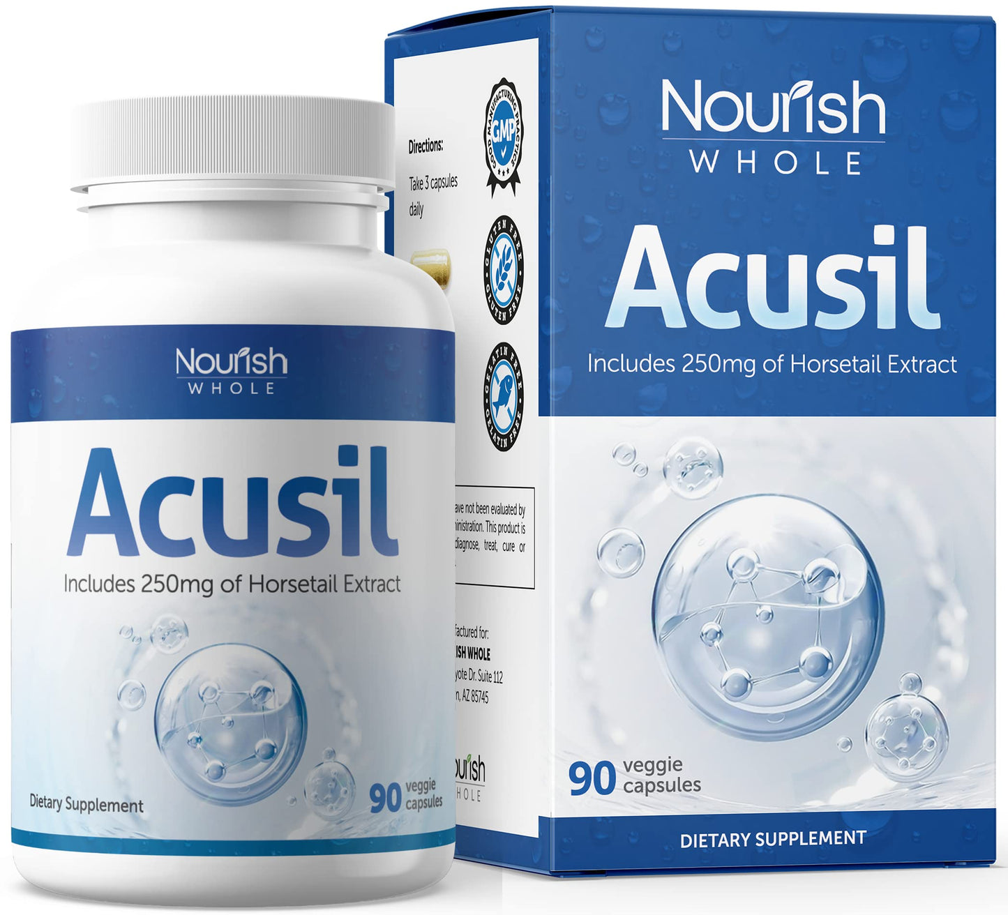 Acusil suplemento diurético natural para hinchazón de pies y piernas