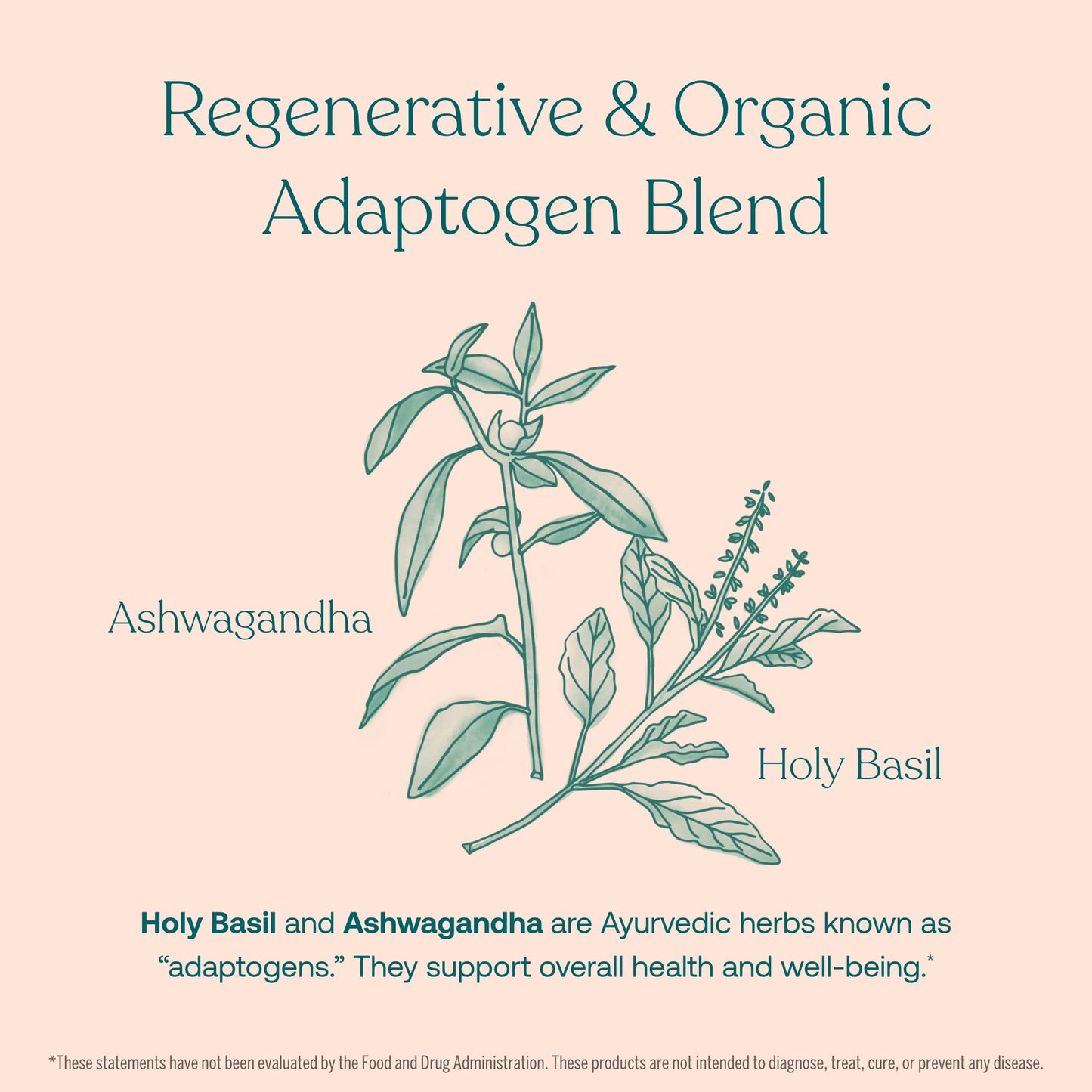 adaptógenos orgánicos y multivitaminas para mujeres.
