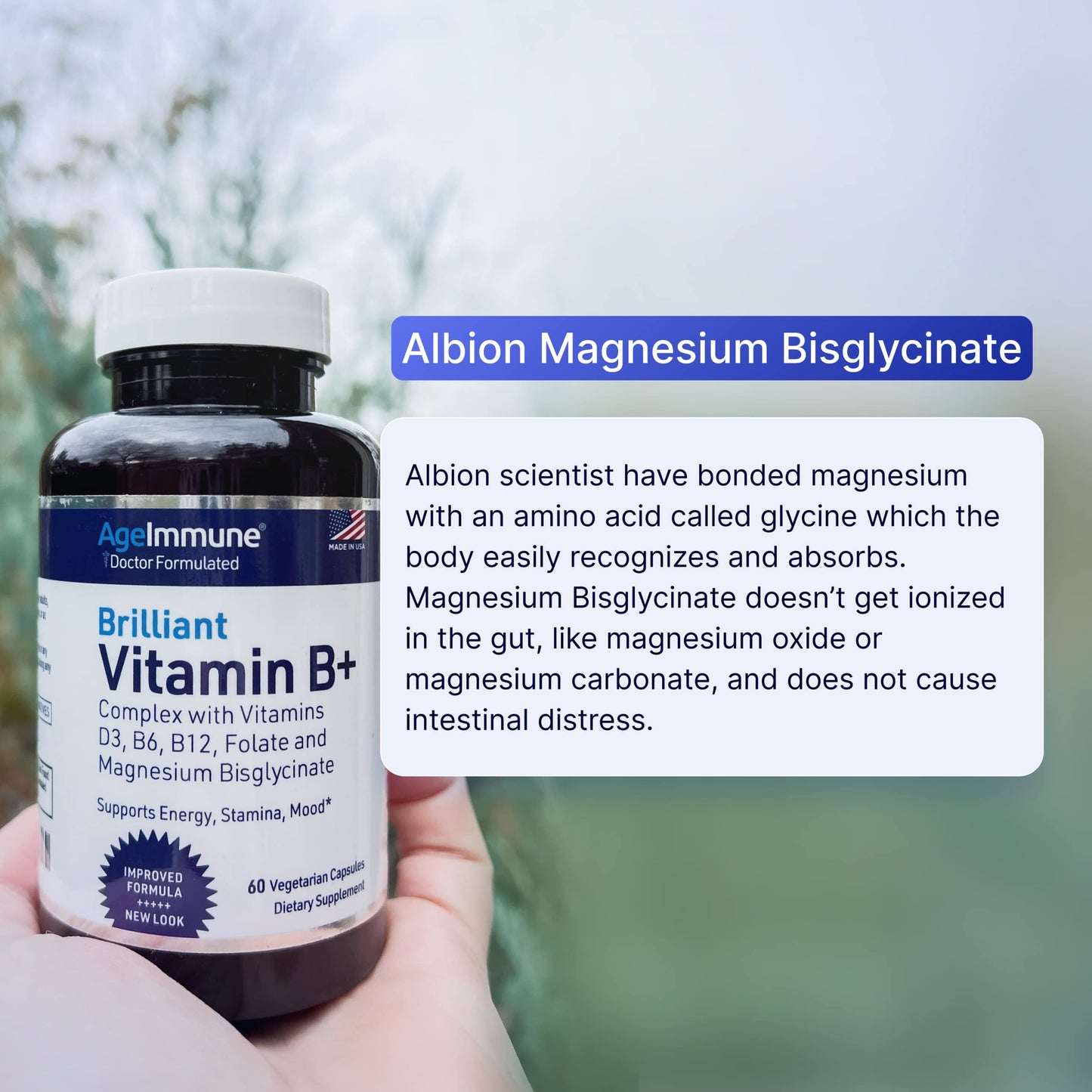Botella lateral AgeImmune Complejo B