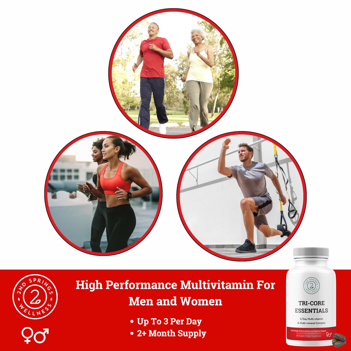 Alta performance suplemento vitamina 2nd Springs