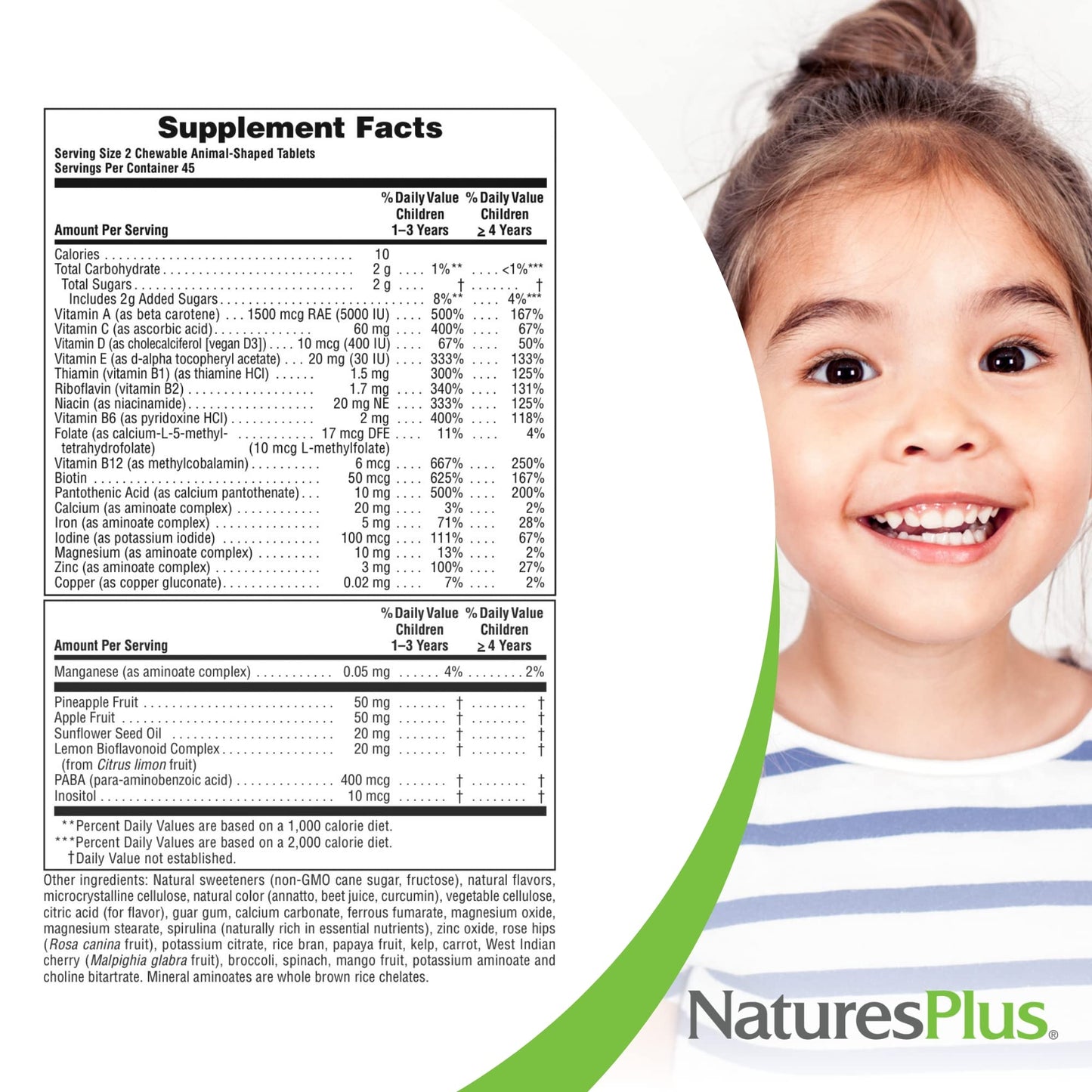 Animal Parade suplementos nutricionales infantiles tabletas con vitaminas