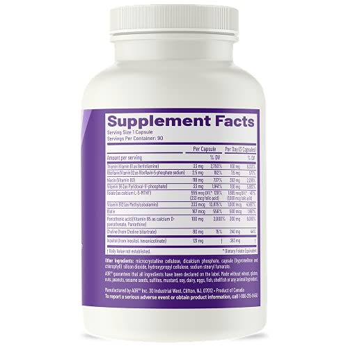 AOR vitaminas b complejas para energía salud nervios