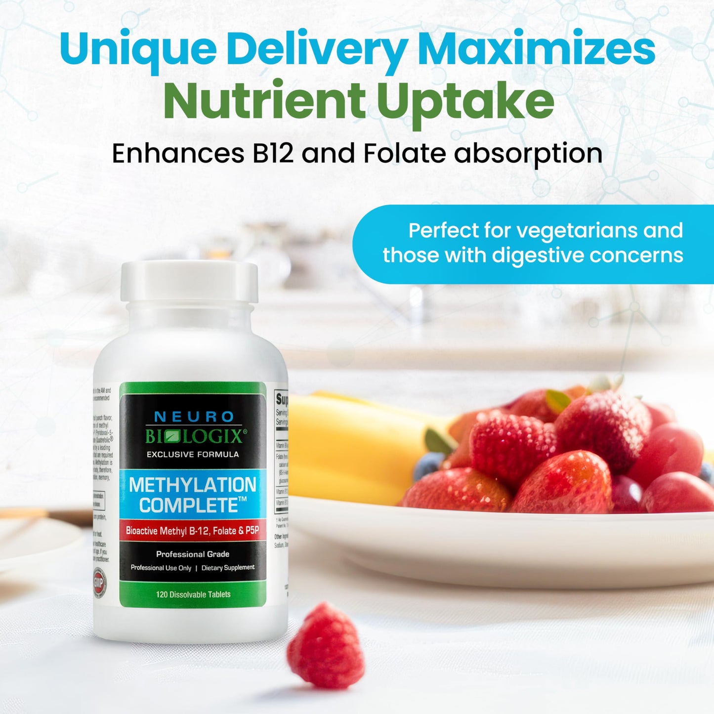 Apertura frasco Vitaminas Neuro Biologix Complejo B