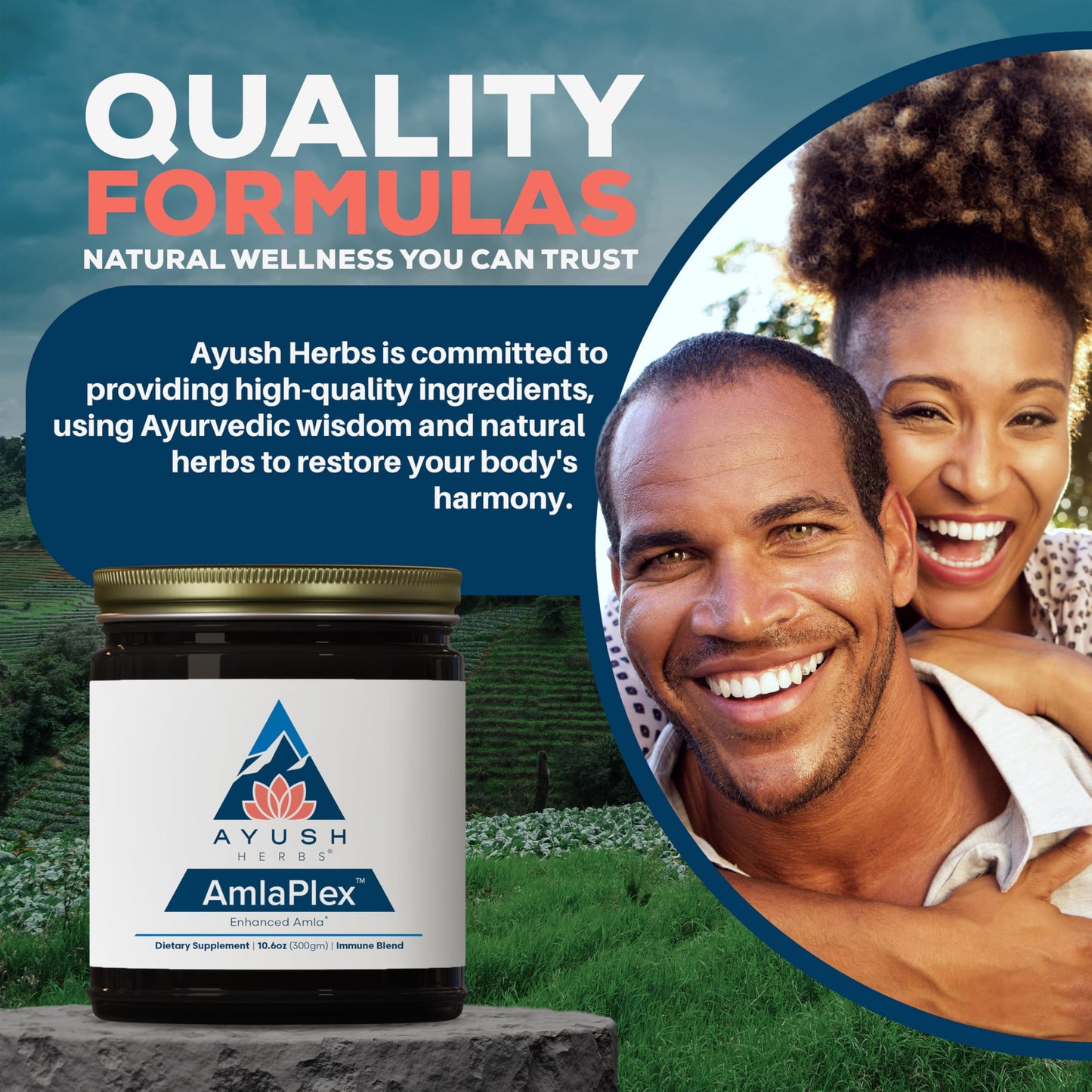 Apoyo energético y digestivo con Ayush Herbs AmlaPlex