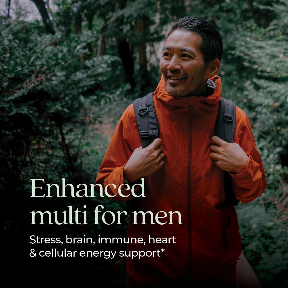 Apoyo multivitamínico avanzado para hombres.