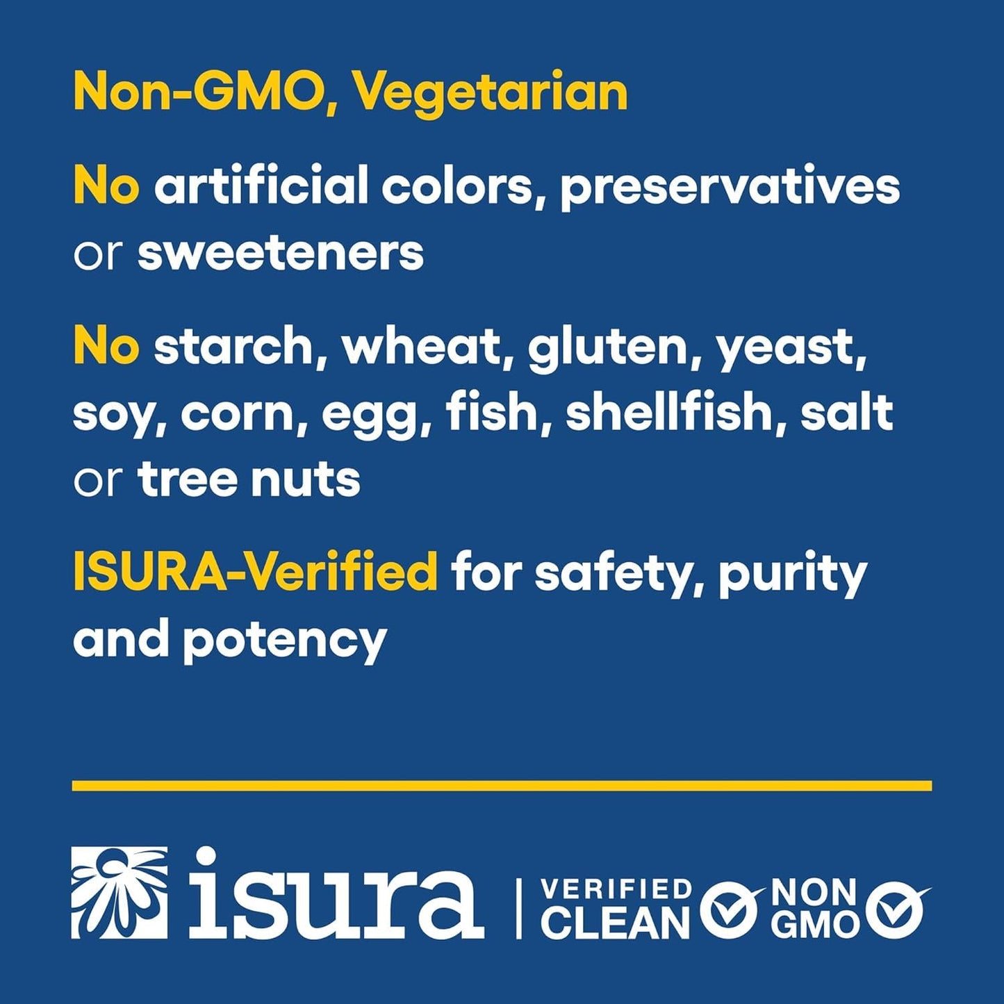 Atributos del producto no transgénico y vegetariano de B12