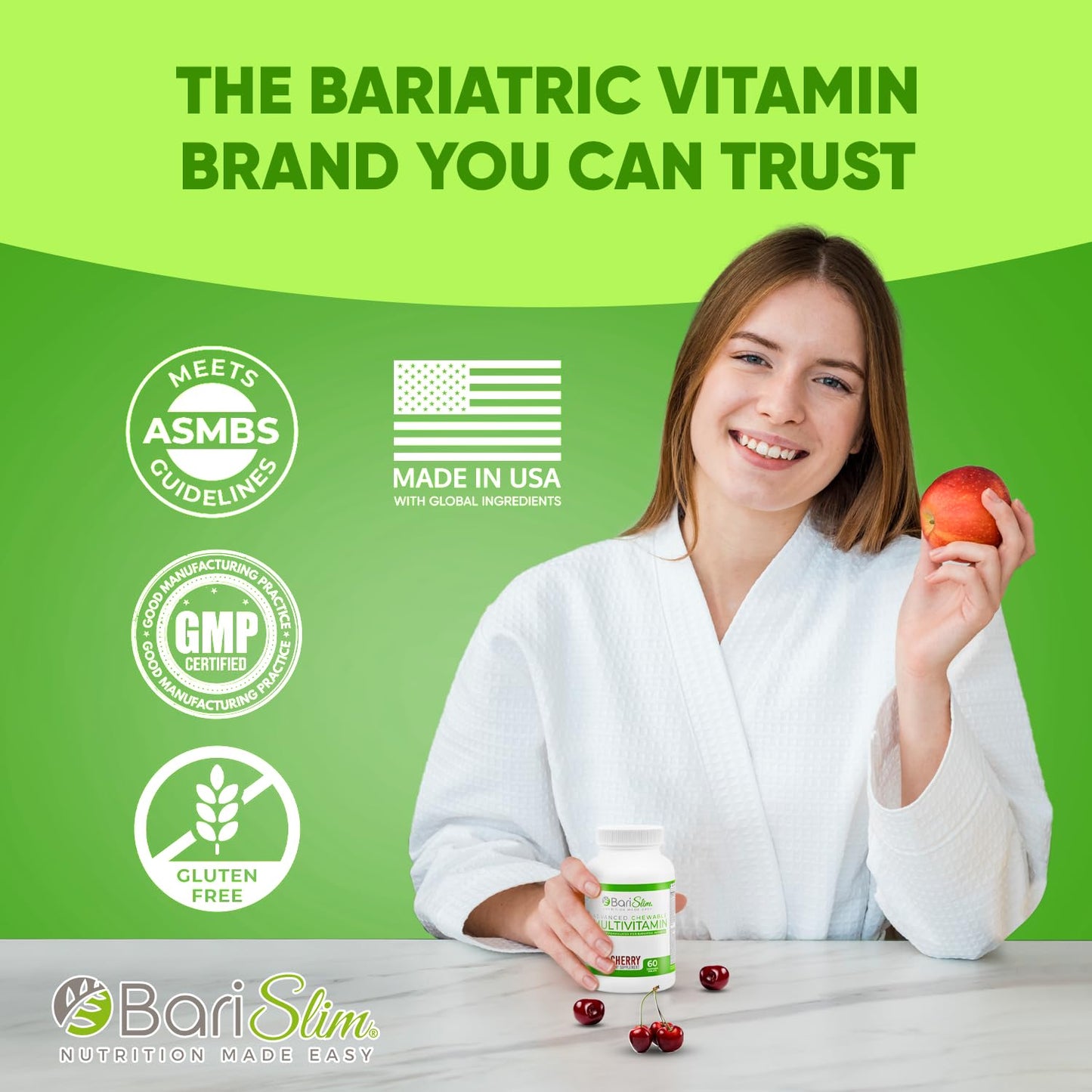 Barislim vitaminas con estándar estadounidense