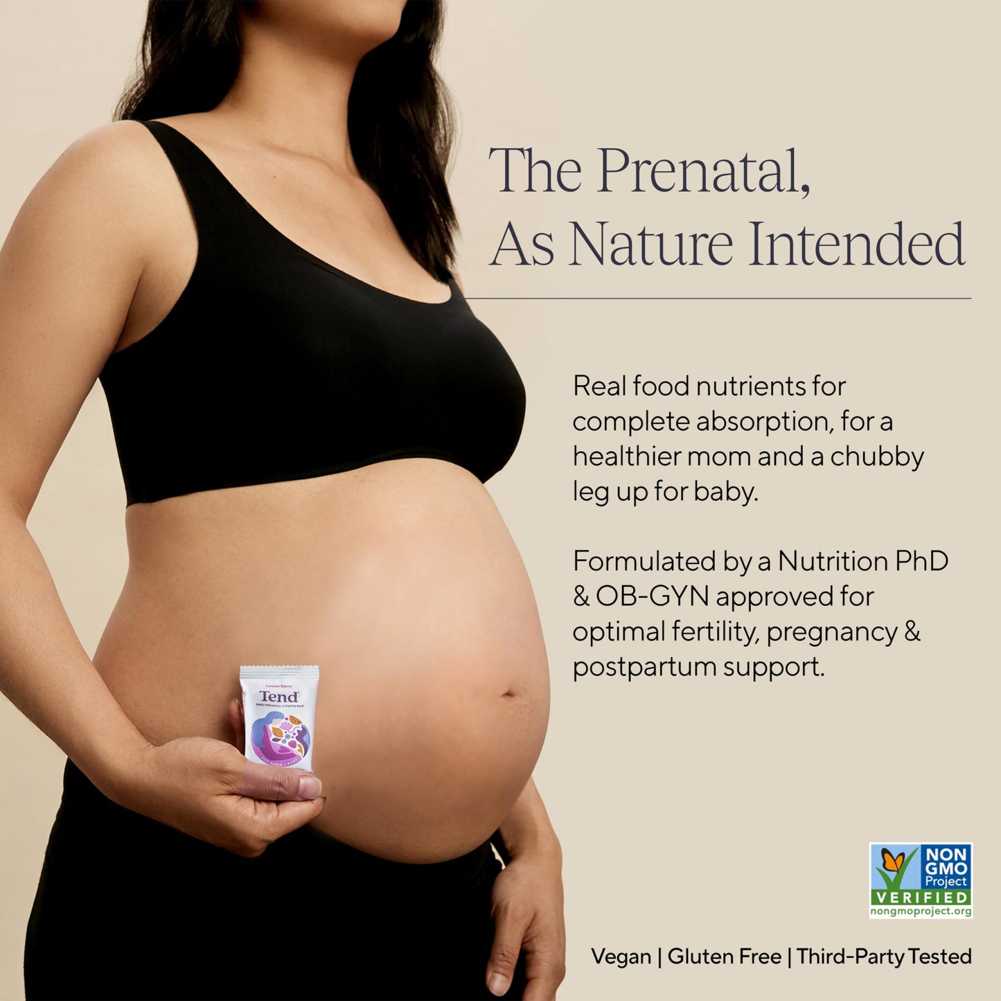 Barras prenatal Tend apiladas