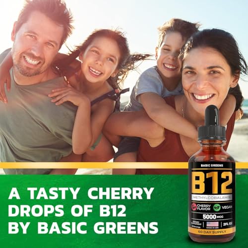 BASIC GREENS vitaminas B complejas en gotas líquidas veganas