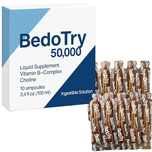 BedoTry 50,000 suplemento líquido de Complejo B