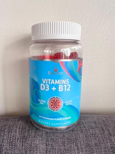 BeLive gomitas vitamina B12 para apoyo muscular y óseo
