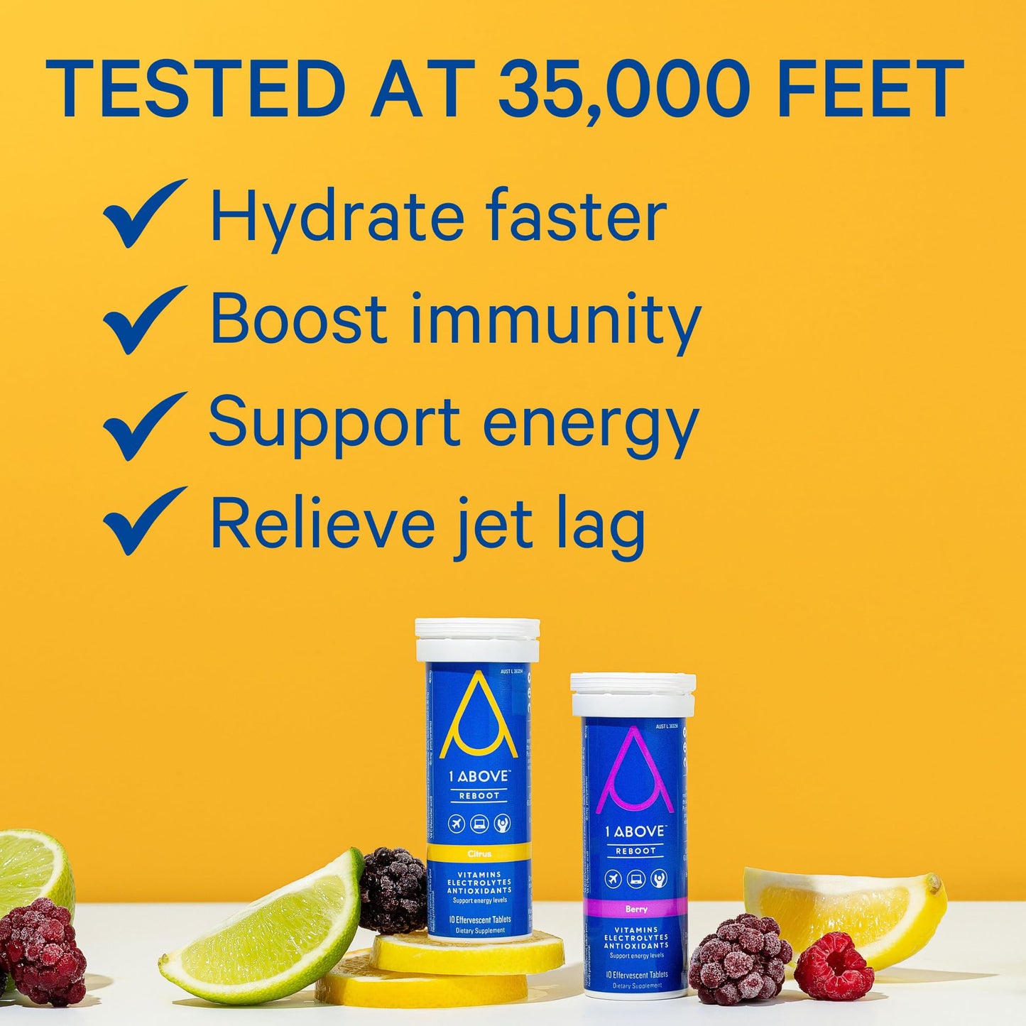 beneficios 1ABOVE para hidratación y energía en vuelo