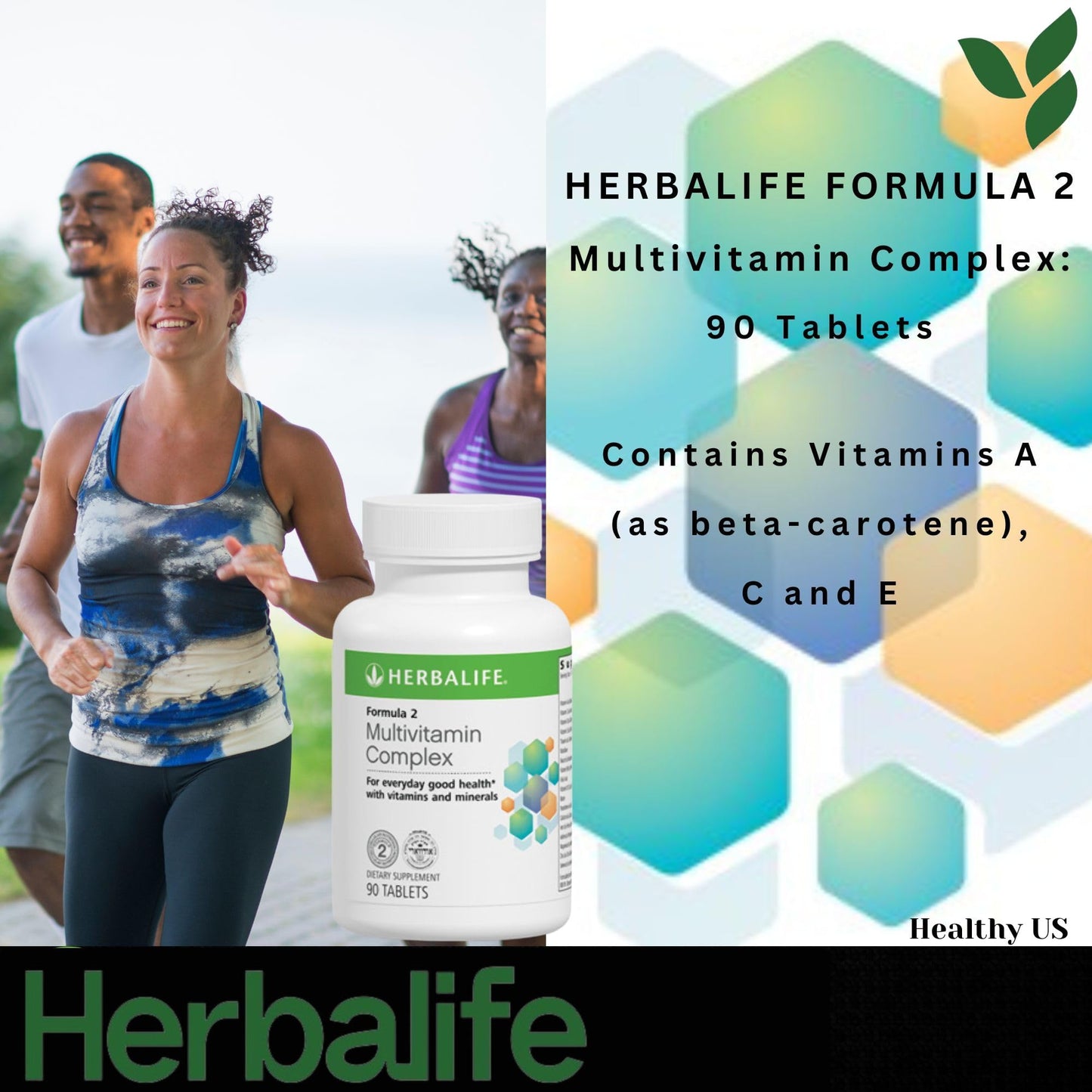 Botella y beneficios del multivitamínico Herbalife