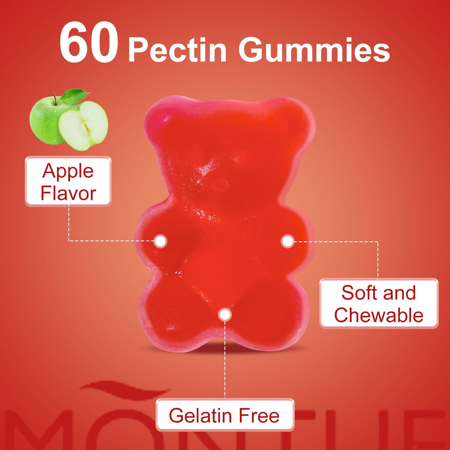 Imagen mostrando beneficios en niveles de energía con gomitas Montue.