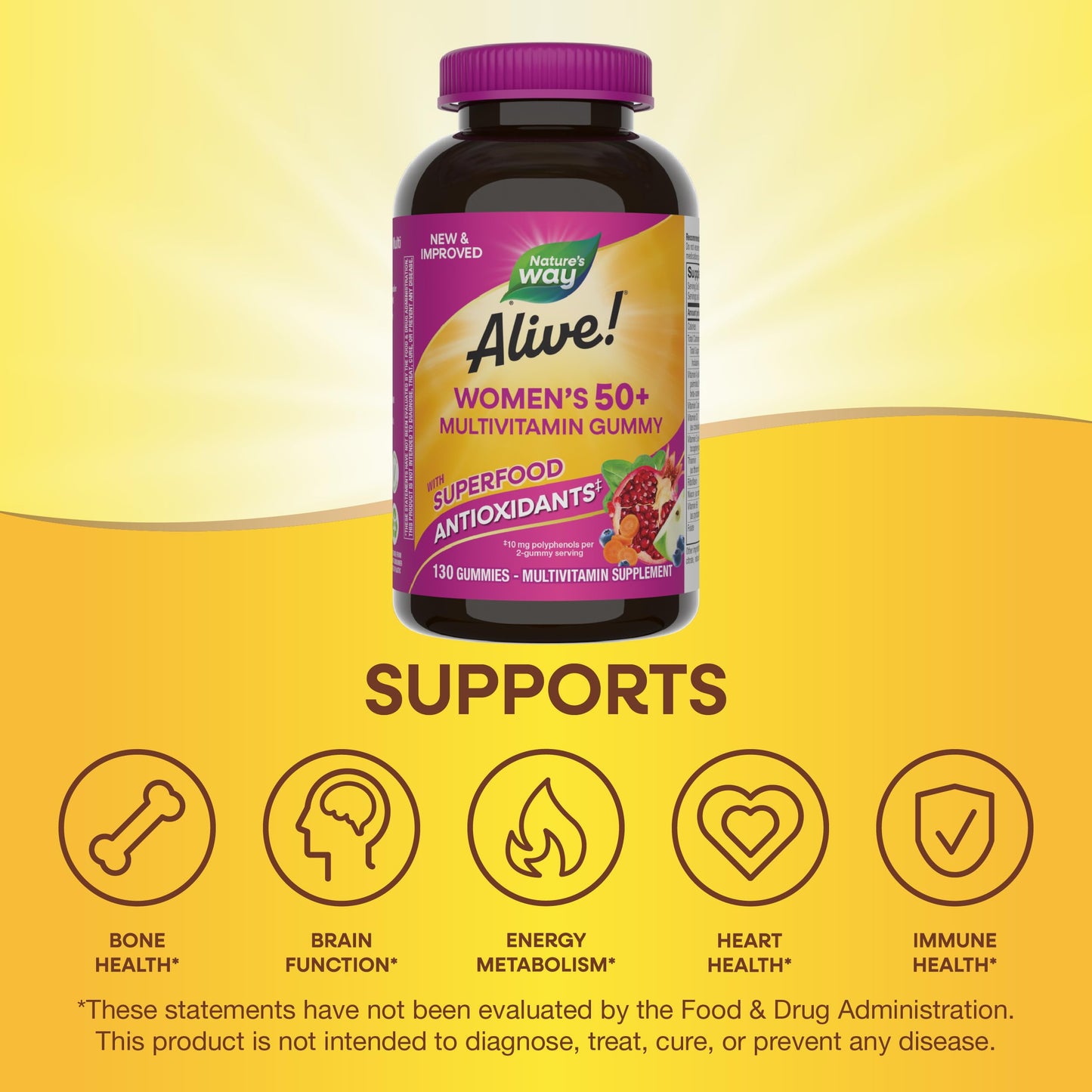 Beneficios de gomas multivitamínicas Alive! para mujeres