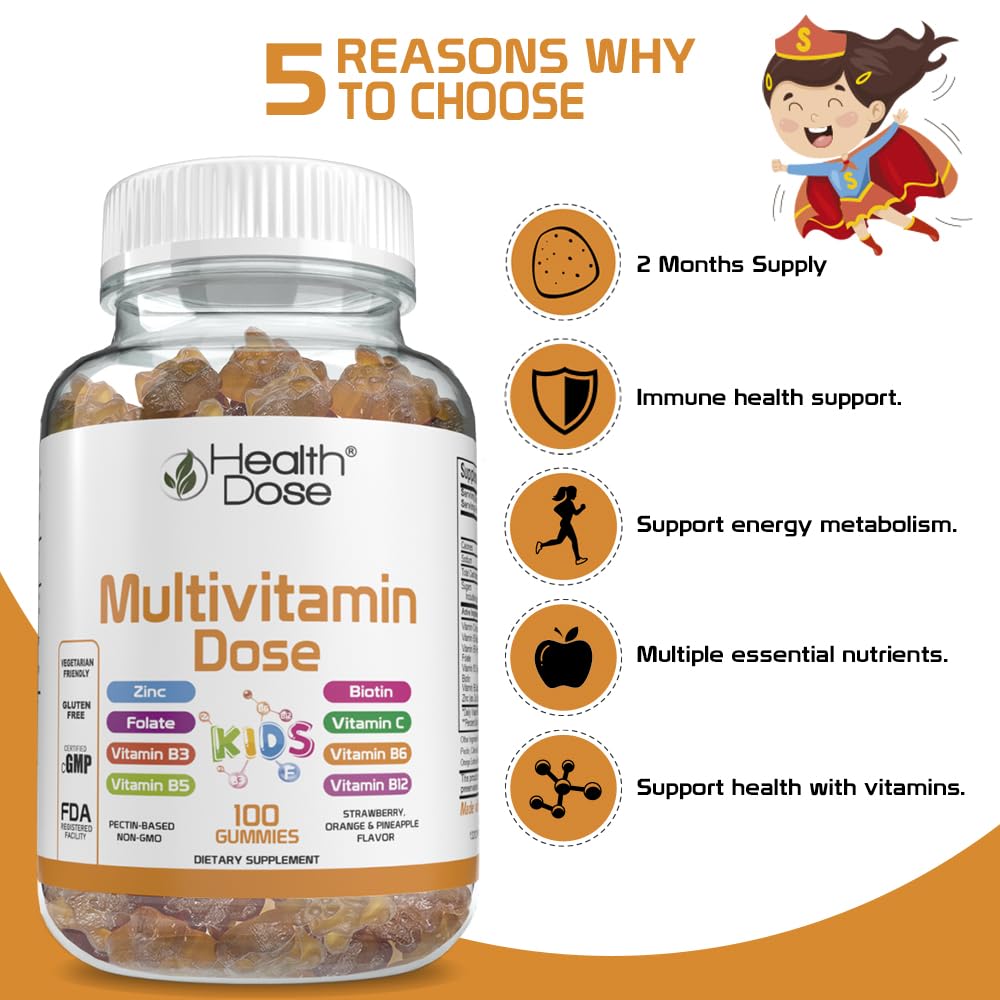 Beneficios de las gomitas multivitaminas para niños