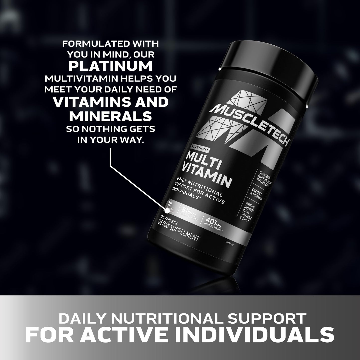 Beneficios destacados de las multivitaminas Muscletech.