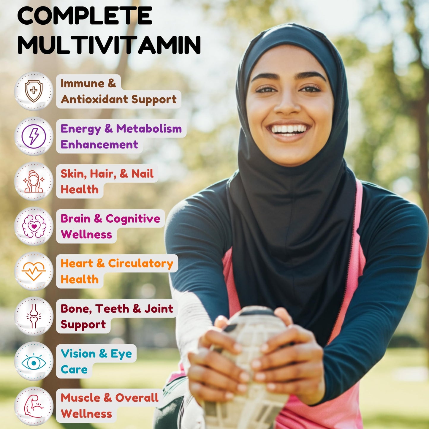Beneficios de multivitaminas SHIFAA NUTRITION para la salud