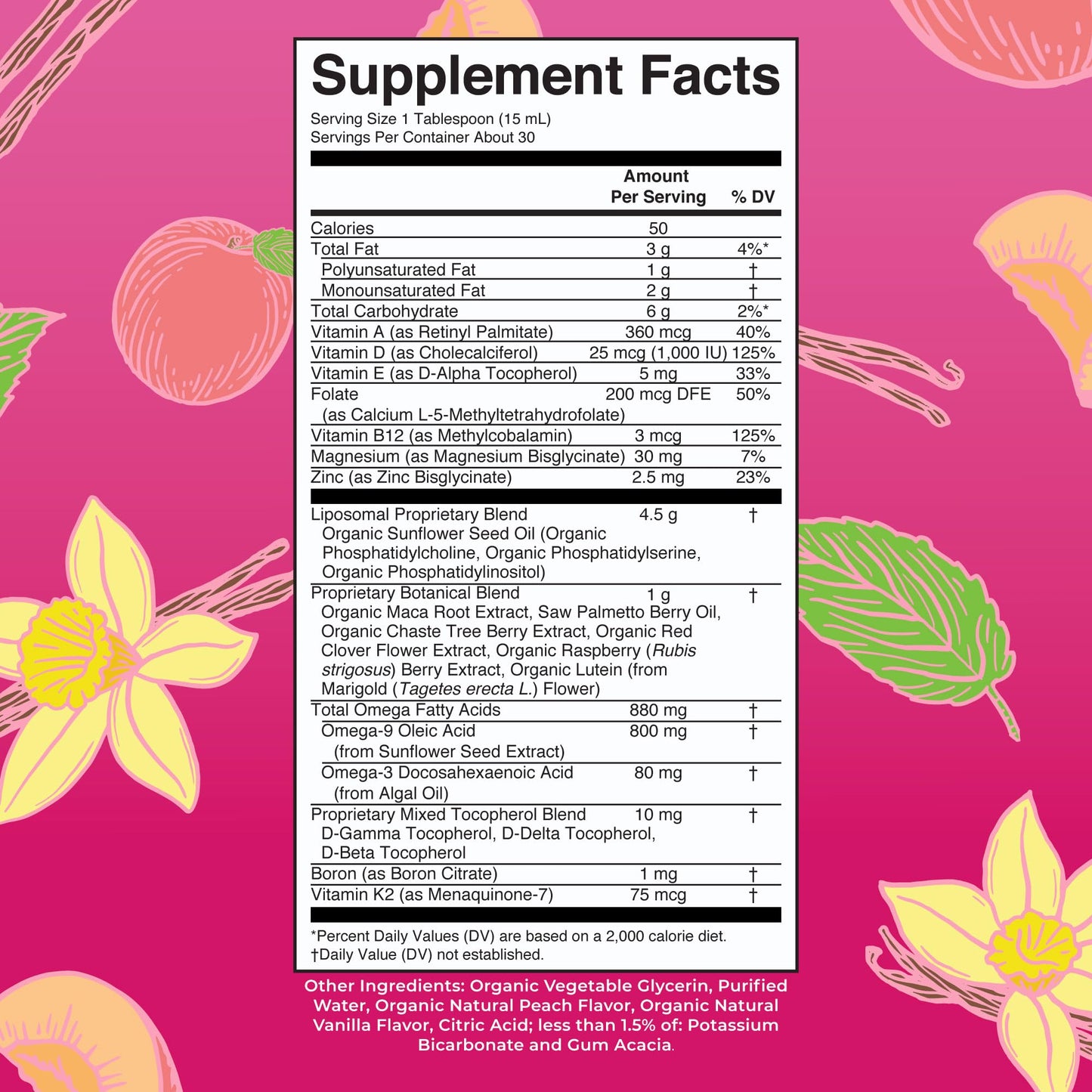 Beneficios del multivitamínico líquido MaryRuth para mujeres