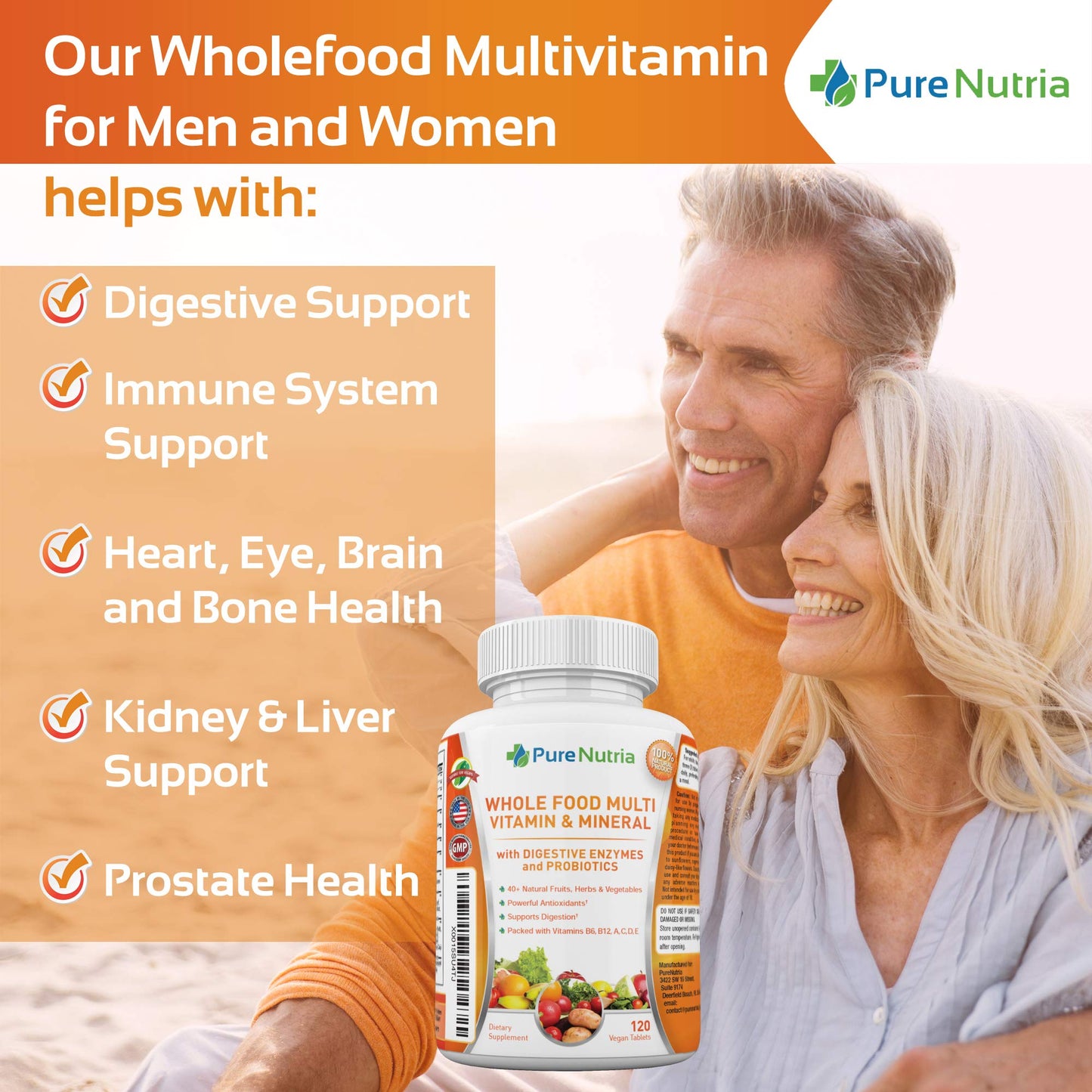 Beneficios del multivitamínico Whole Food PureNutria