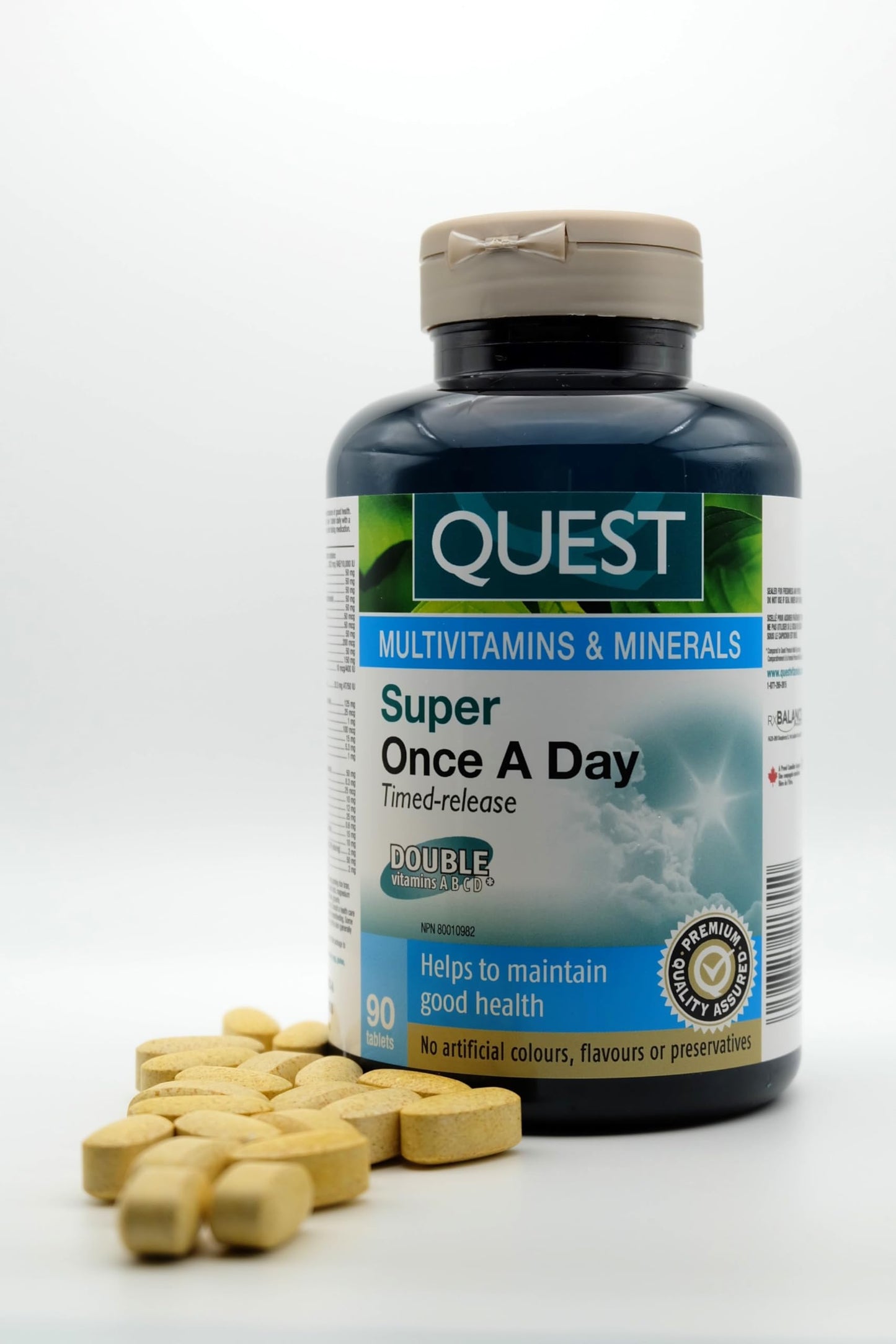 Beneficios Quest multivitaminas una vez al día