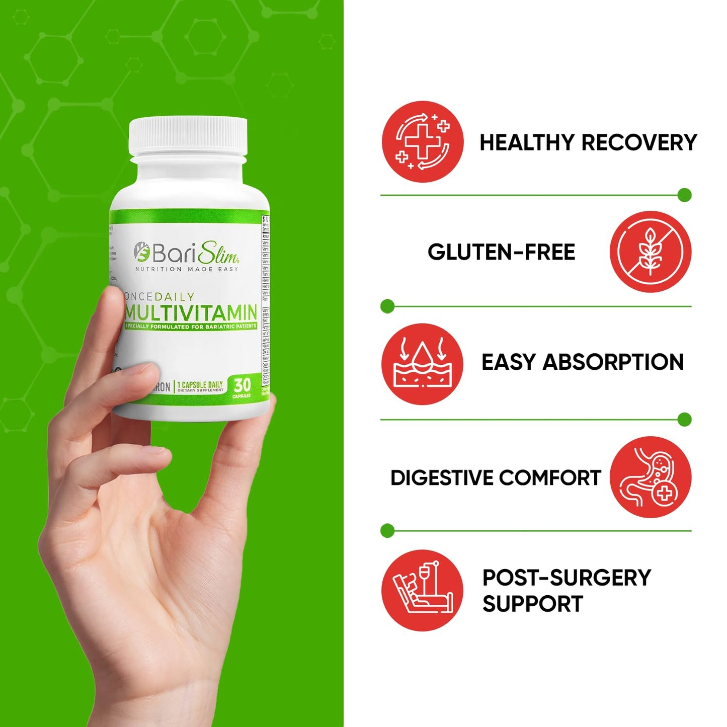 Beneficios de recuperación saludable con BariSlim