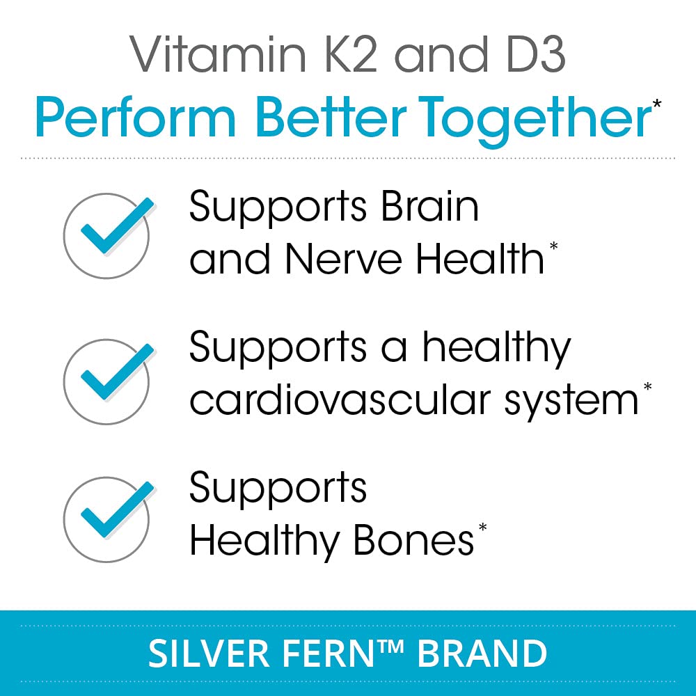 Beneficios de salud del K2-D3 Silver Fern