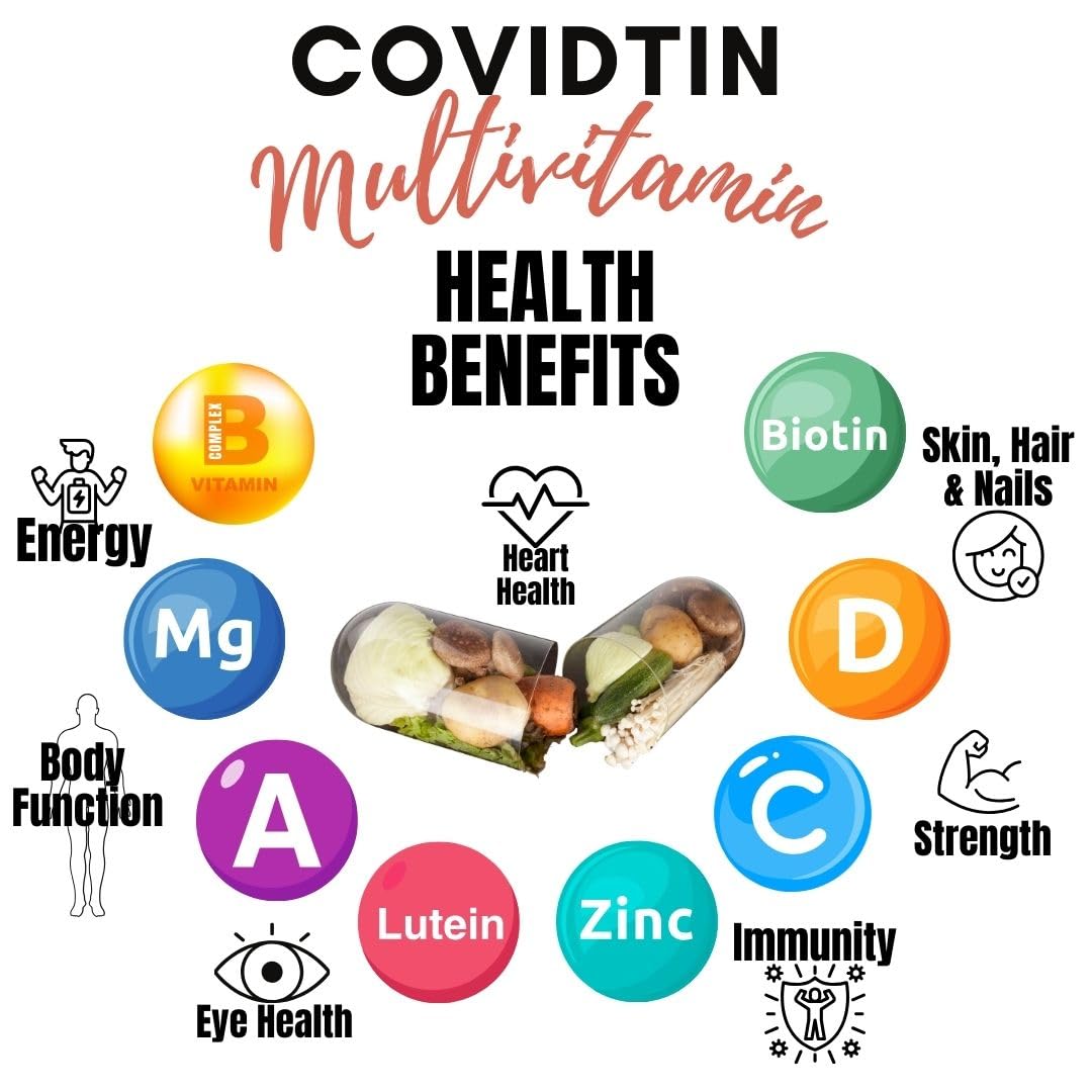 Beneficios para la salud del multivitamínico COVIDTIN.