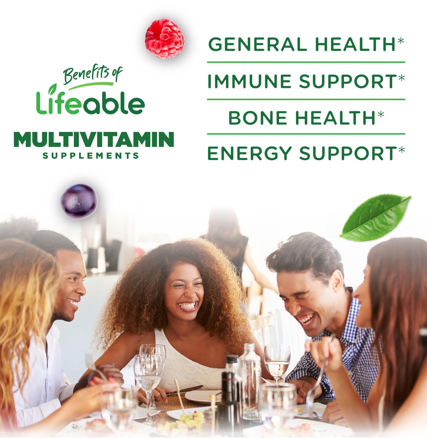 Beneficios de salud del multivitamÃnico Lifeable.
