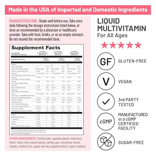 Beneficios de salud del multivitamínico líquido todos