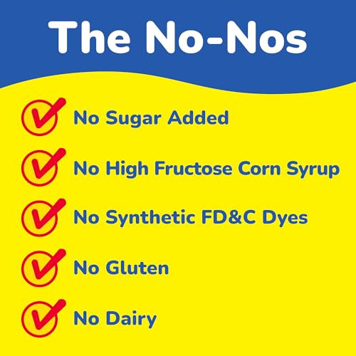 Beneficios sin añadidos como azúcar, gluten y lactosa en gomitas
