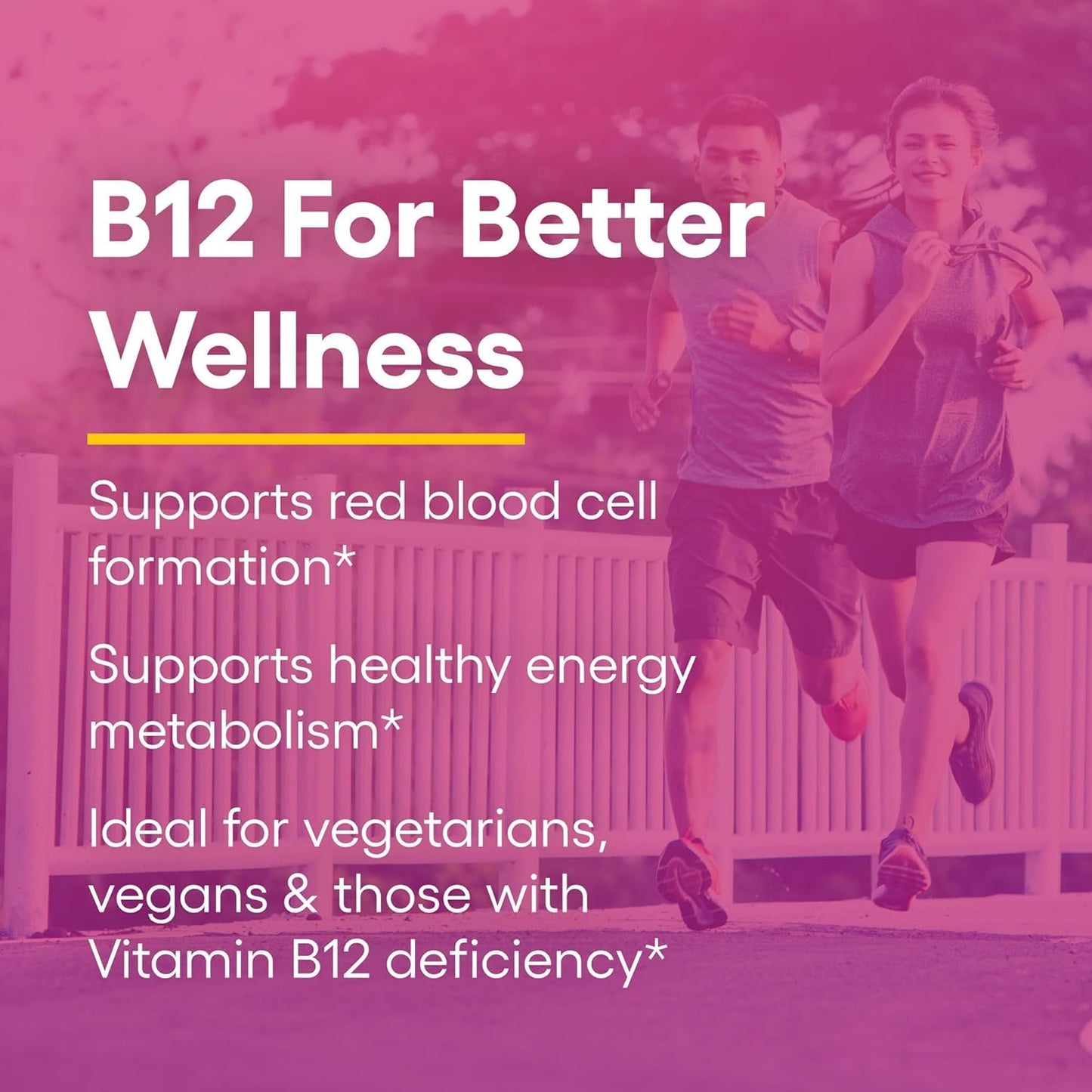 Beneficios para el bienestar con suplemento de vitamina B12
