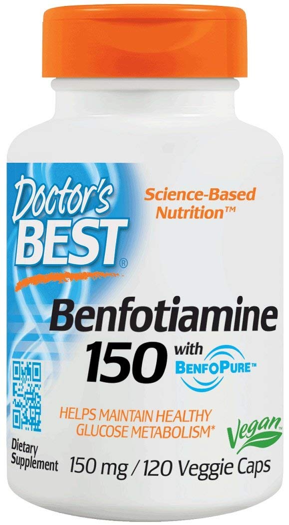 Benfotiamina 150mg, 120 cápsulas, Doctor's Best