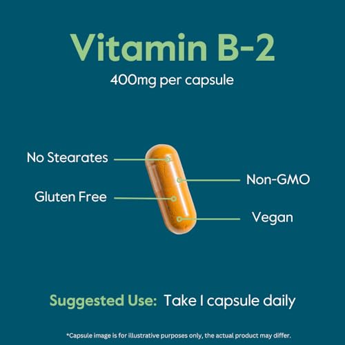 bestvite vitamina b-2 sin gluten puro riboflavina cápsulas vegetarianas 120