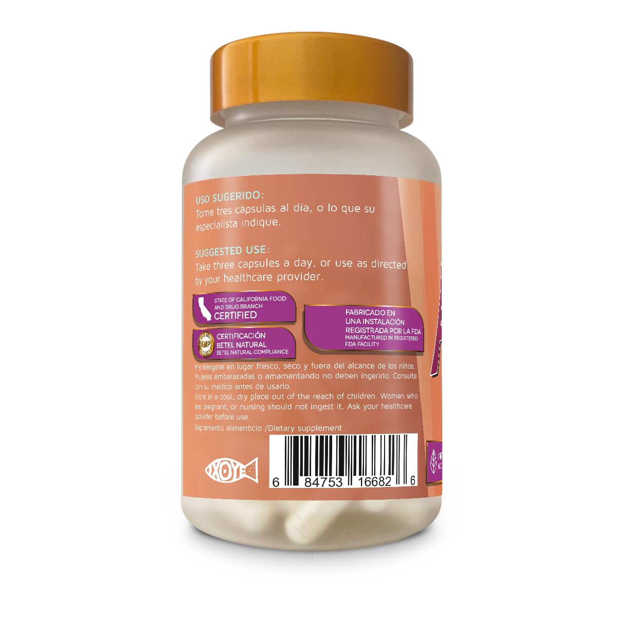 Cápsulas de ácido fólico Betel Natural para embarazo saludable