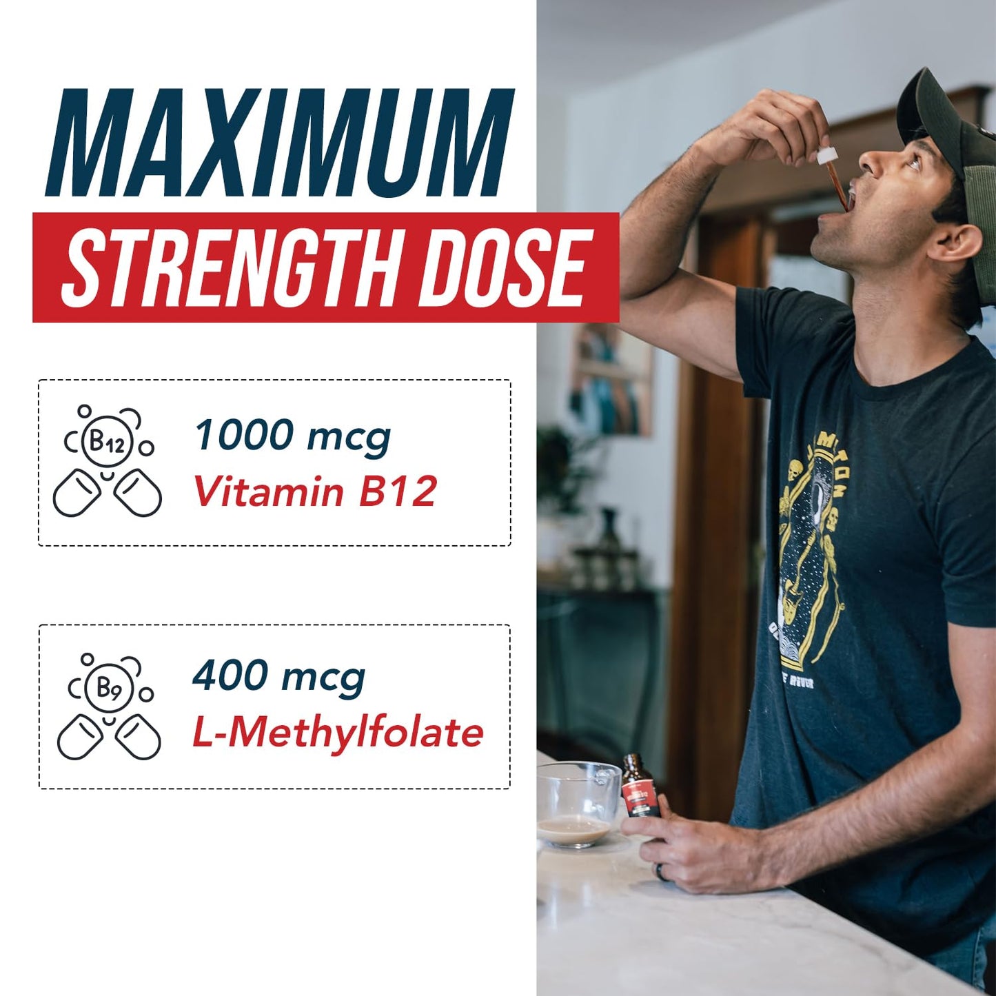 BioActive vitamina b12 orgánica líquida sublingual 180 dosis
