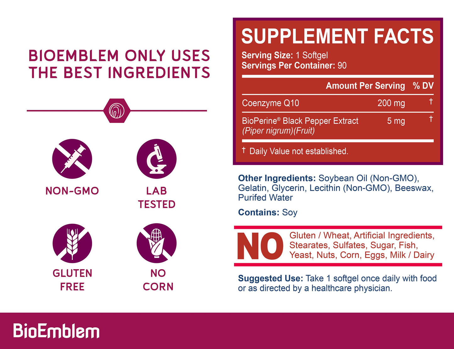 Bioemblem frasco suplemento magnesio vitamina d3 k2