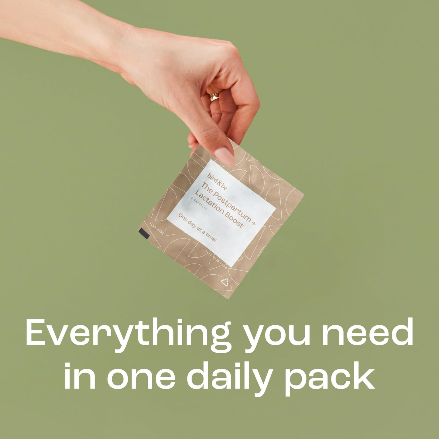bird&be suplemento postparto 150 cápsulas para madres lactantes