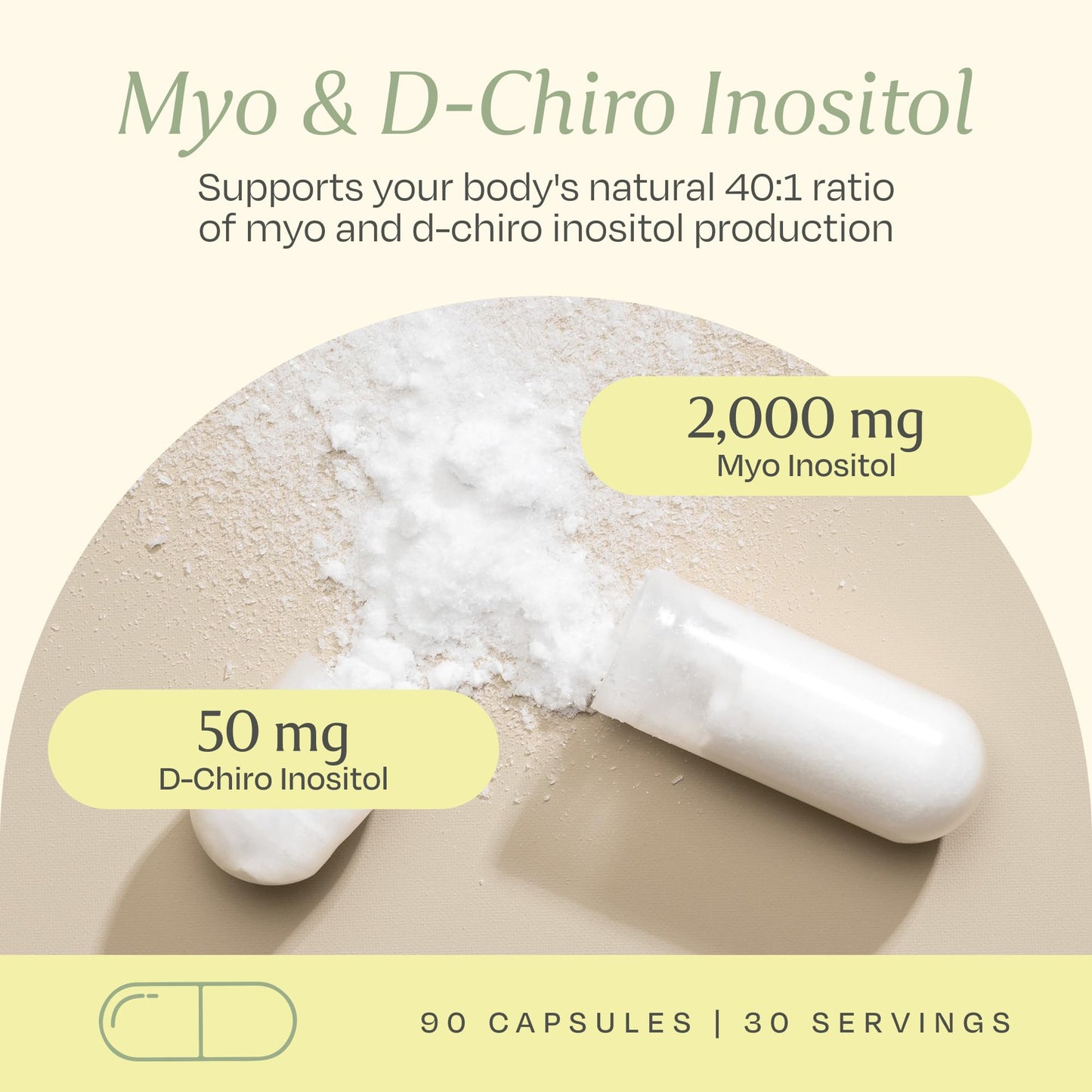 BOND cápsulas inositol proporción 40:1 equilibrio hormonal